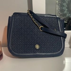 Navy Blue Tory Burch Crossbody
